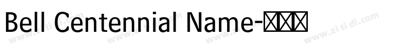 Bell Centennial Name字体转换